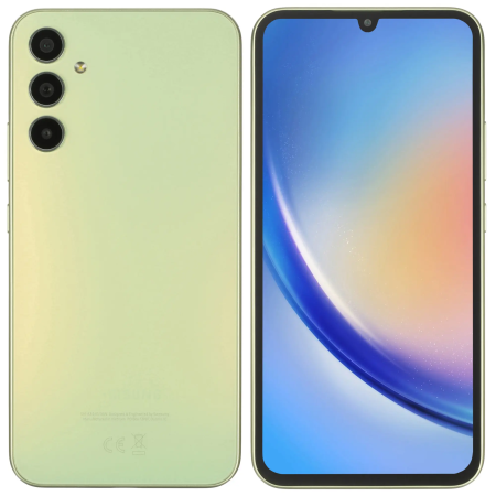 Смартфон Samsung Galaxy A34 5G (SM-A346ELGESKZ) (NFC) 8 ГБ/256 ГБ зеленый (Awesome Lime)