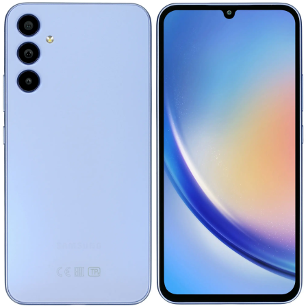 Смартфон Samsung Galaxy A34 5G (SM-A346ELVESKZ) (NFC) 8 ГБ/256 ГБ фиолетовый (Awesome Violet)