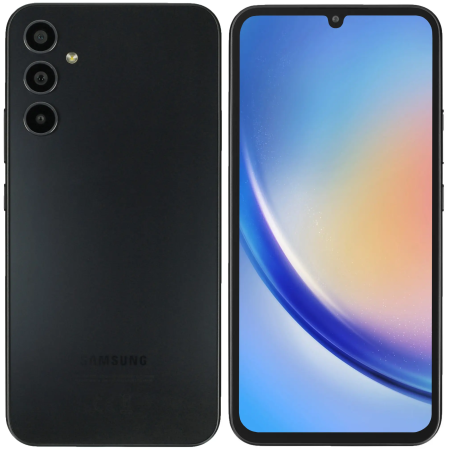 Смартфон Samsung Galaxy A34 5G (SM-A346EZKASKZ) (NFC) 6 ГБ/128 ГБ черный (Awesome Graphite)