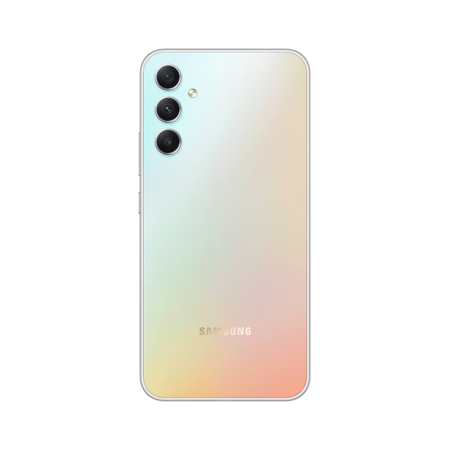 Смартфон Samsung Galaxy A34 5G (SM-A346EZSASKZ) (NFC) 6 ГБ/128 ГБ серебристый (Awesome Silver)