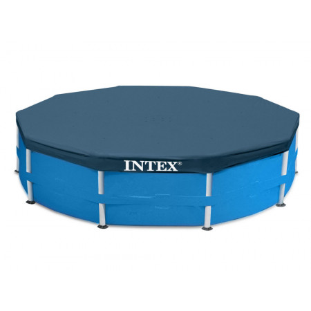 Тент INTEX (28031) 366x366 см тёмно-синий