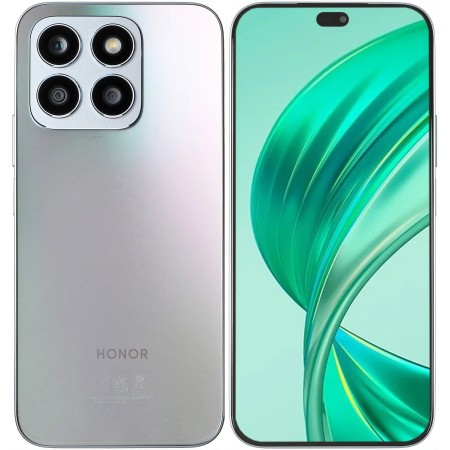 Смартфон HONOR X8b (LLY-LX1) (NFC) 8 ГБ/128 ГБ серебристый (Titanium Silver)
