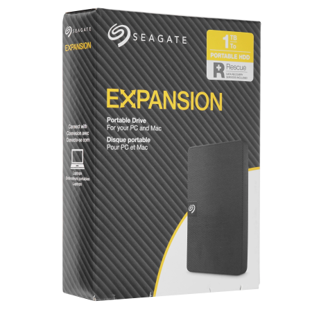 1 ТБ Внешний жесткий диск Seagate Expansion (STKM1000400) черный