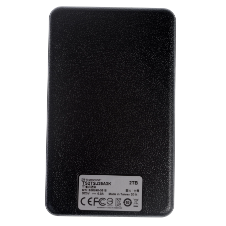 2 ТБ Внешний жесткий диск Transcend StoreJet 25A3K (TS2TSJ25A3K) черный