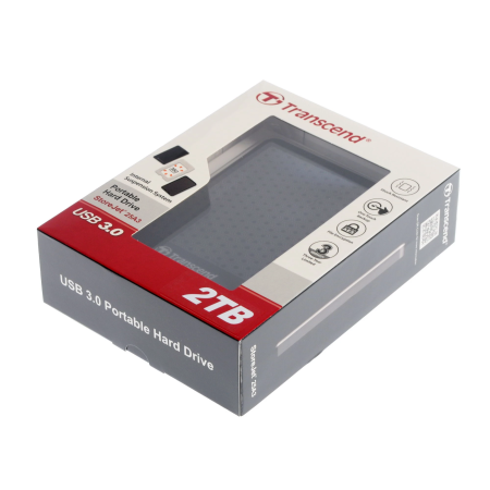 2 ТБ Внешний жесткий диск Transcend StoreJet 25A3K (TS2TSJ25A3K) черный