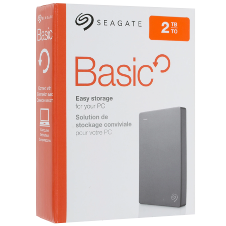 2 ТБ Внешний жесткий диск Seagate Basic (STJL2000400) серый