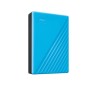 4 ТБ Внешний жесткий диск Western Digital My Passport (WDBPKJ0040BBL-WESN) голубой