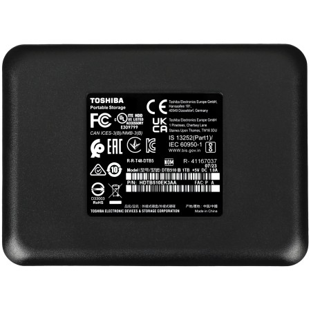 1 ТБ Внешний жесткий диск Toshiba Canvio Basics (HDTB510EK3AA) черный