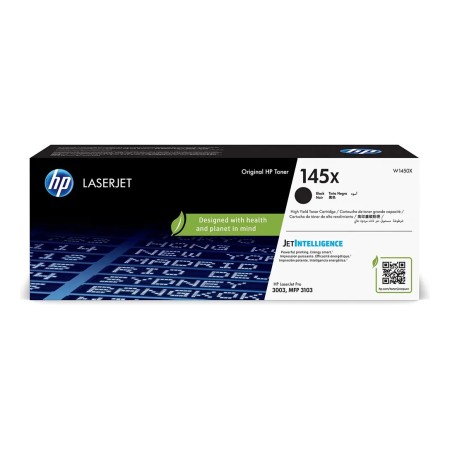 Тонер-картридж лазерный HP 145X (W1450X) черный (повышенная емкость) (с чипом)