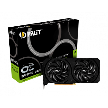 Видеокарта Palit GeForce RTX 4060 Infinity 2 OC (NE64060S19P1-1070L) черный