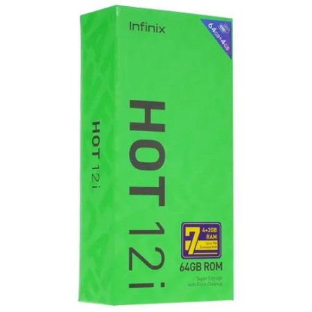 Смартфон Infinix HOT 12i (X665B) 4 ГБ/64 ГБ голубой (Horizon Blue)