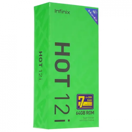 Смартфон Infinix HOT 12i (X665B) 4 ГБ/64 ГБ голубой (Horizon Blue)