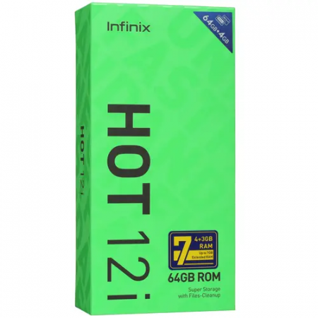 Смартфон Infinix HOT 12i (X665B) 4 ГБ/64 ГБ золотой (Champagne Gold)