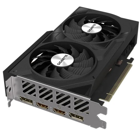 Видеокарта Gigabyte RTX 4060 WINDFORCE 8G (GV-N4060WF2-8GD) 8 Гб черный