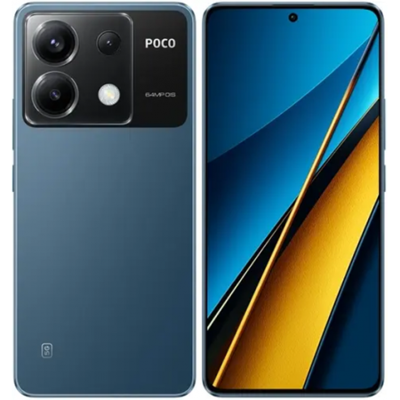 Смартфон POCO X6 (23122PCD1G) NFC 12 ГБ/512 ГБ синий