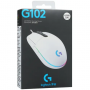 Мышь проводная Logitech G102 LIGHTSYNC (910-005809) белый