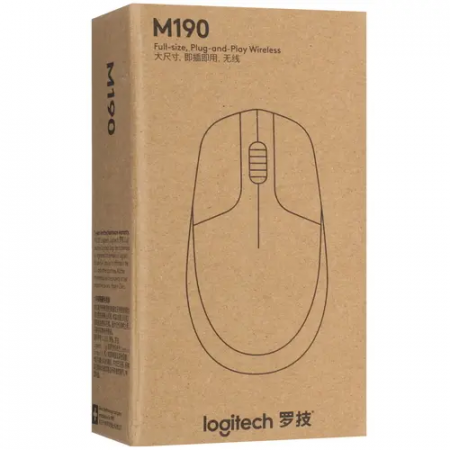 Мышь беспроводная Logitech M190 (910-005923) черный