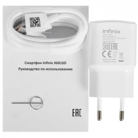 Смартфон Infinix HOT 12 Play (X6816) 4 ГБ/128 ГБ зеленый (Daylight Green)
