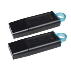 64ГБ USB Флеш-накопитель Kingston DataTraveler Exodia (DTX/64GB-2P) черный