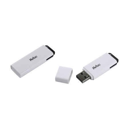 64 ГБ USB Флеш-накопитель Netac U185 (NT03U185N-064G-20WH) белый