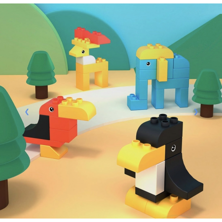 Конструктор ONEBOT Wonderland 113+ (OBQMLY15AIQI) мультиколор