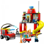 Конструктор LEGO City Пожарная часть и пожарная машина 60375