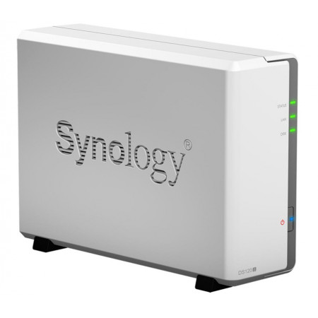 Сетевое хранилище (NAS) Synology DS120J белый