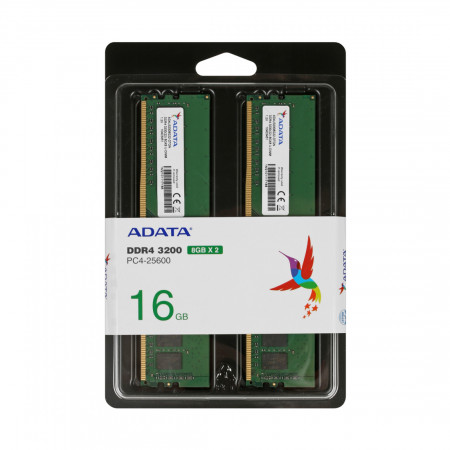 Оперативная память ADATA Premier (AD4U32008G22-DTGN) 16 ГБ зелёный