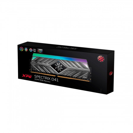 Оперативная память ADATA XPG SPECTRIX D41 RGB (AX4U32008G16A-ST41) 8 ГБ чёрный