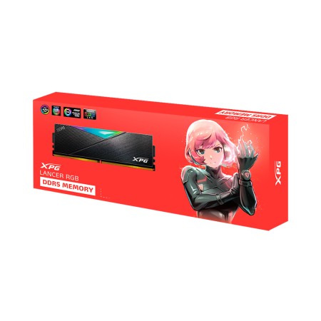 Оперативная память ADATA XPG Lancer RGB (AX5U6400C3232G-CLARBK) 32 ГБ чёрный