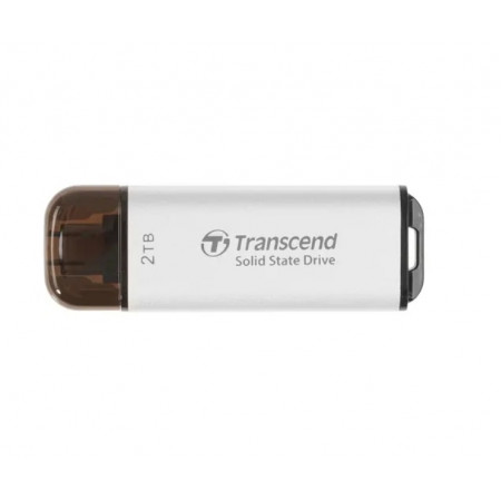 2 ТБ Внешний SSD диск Transcend ESD300S (TS2TESD300S) серебристый