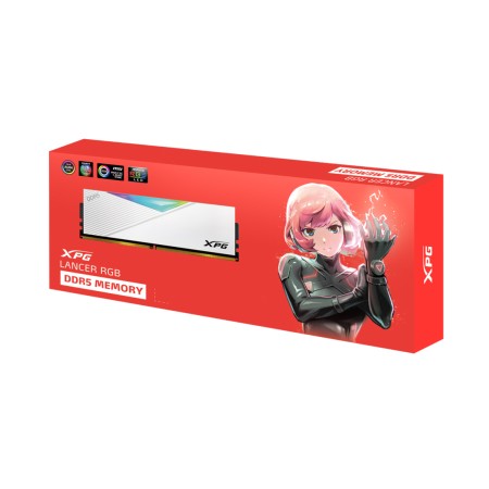 Оперативная память Adata XPG Lancer RGB (AX5U6400C3232G-CLARWH) 32 ГБ белый