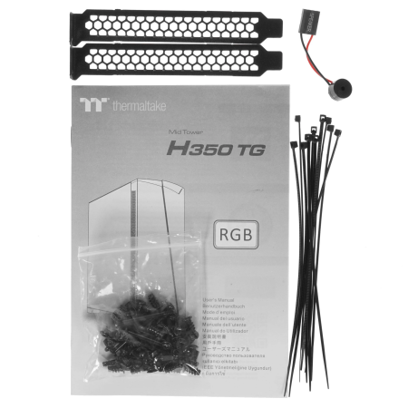 Корпус Thermaltake H350 TG RGB (CA-1R9-00M1WN-00) черный