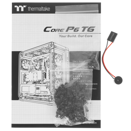Корпус Thermaltake Core P6 TG Turquoise (CA-1V2-00MBWN-00) бирюзовый