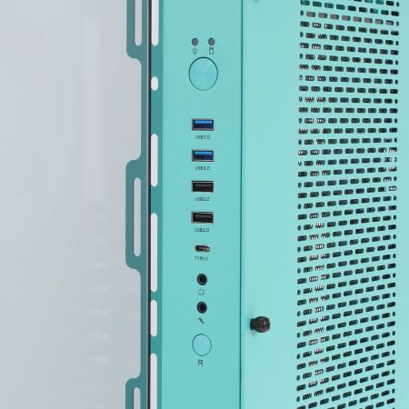 Корпус Thermaltake Core P6 TG Turquoise (CA-1V2-00MBWN-00) бирюзовый