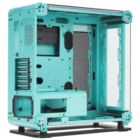Корпус Thermaltake Core P6 TG Turquoise (CA-1V2-00MBWN-00) бирюзовый
