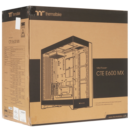 Корпус Thermaltake CTE E600 MX Snow (CA-1Y3-00M6WN-00) белый