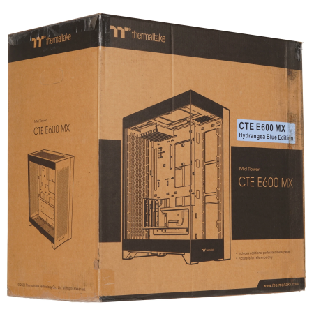 Корпус Thermaltake CTE E600 MX Hydrangea Blue (CA-1Y3-00MFWN-00) голубой