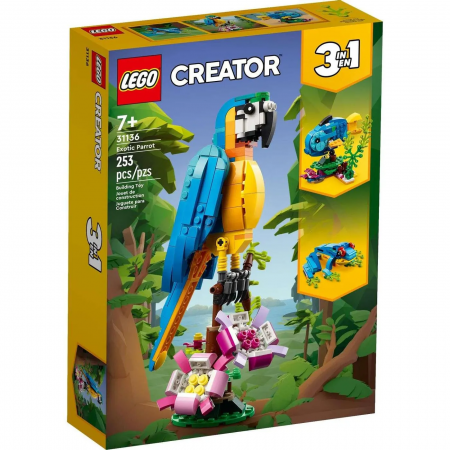 Конструктор LEGO Creator Экзотический попугай 31136