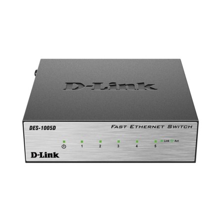 Коммутатор D-Link DES-1005D/O2B черный