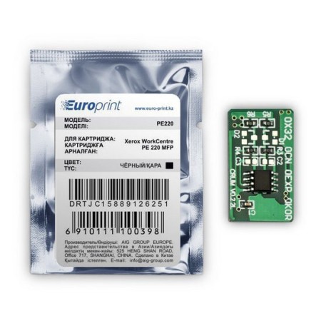 Чип Europrint для картриджей Xerox PE220 (013R00621)