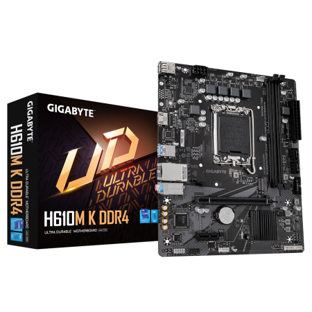 Материнская плата GIGABYTE H610M K DDR4 2.0 черный