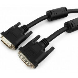 Кабель DVI-D - DVI-D Cablexpert CC-DVI-BK-15 4.5 м черный