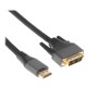 Кабель HDMI-DVI Cablexpert CC-HDMI-DVI-4K-6 1.8 м черный