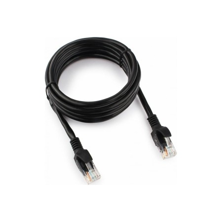 Патч-корд Cablexpert PP12-2M/BK черный 2м