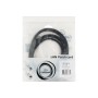 Патч-корд Cablexpert PP12-2M/BK черный 2м