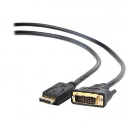 Кабель DisplayPort - DVI Cablexpert CC-DPM-DVIM-1M 1 м черный