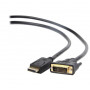 Кабель DisplayPort - DVI Cablexpert CC-DPM-DVIM-1M 1 м черный