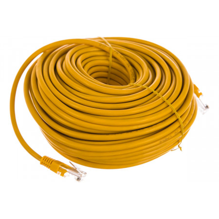 Патч-корд Cablexpert PP12-30M/Y желтый 30м