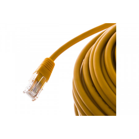 Патч-корд Cablexpert PP12-30M/Y желтый 30м